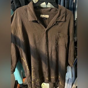 Brown Tommy Bahama button up M
